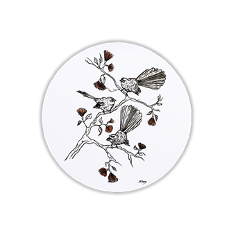 Fantail Coasters, box of 6
